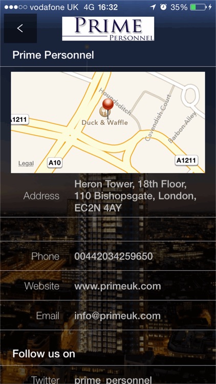 Prime Personnel App