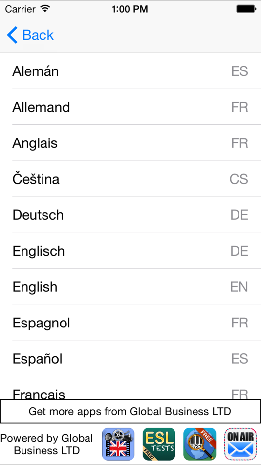 Worldicts - FREE online dictionaries. English, French, German, Italian, Spanish, Czech! - 1.2.1 - (iOS)