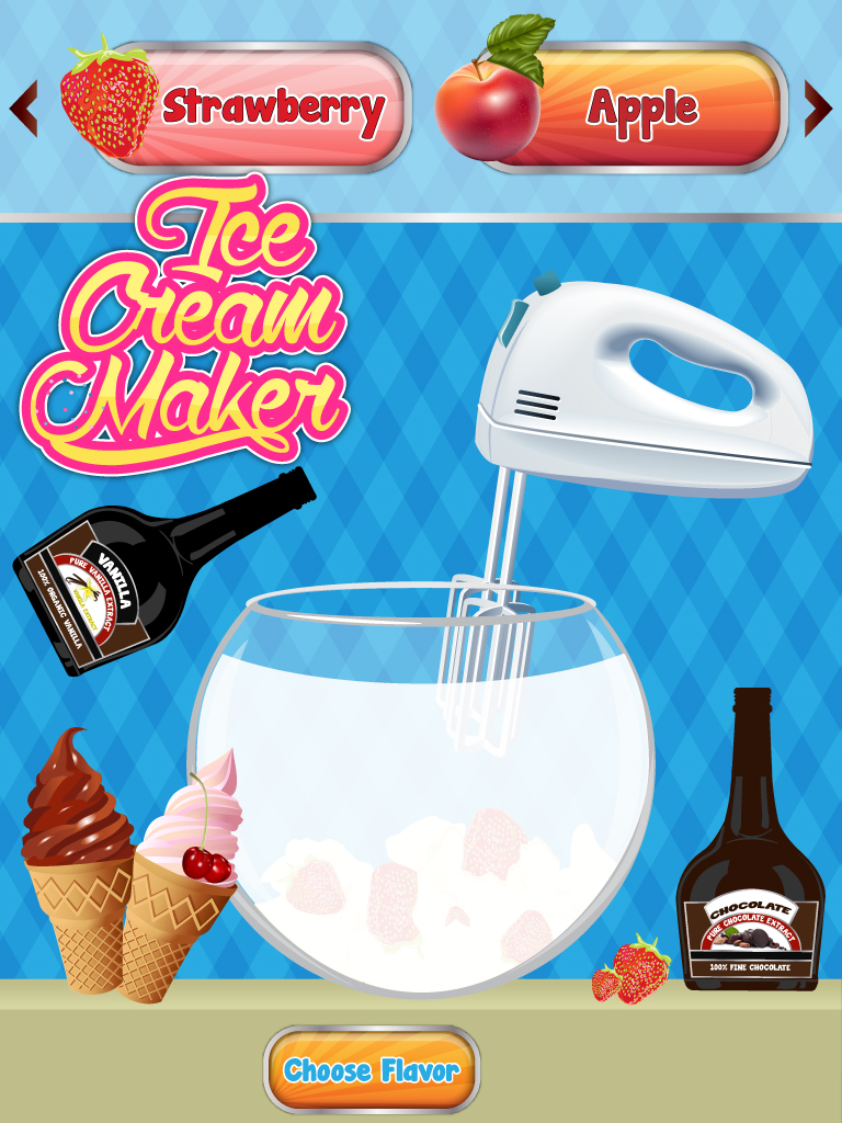 Ice Cream Maker - Frozen ice cone parlour & crazy chef adventure game screenshot 7