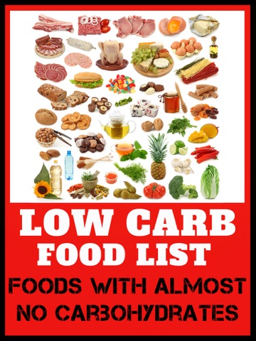 Low Carb Food List - Foods with almost no carbohydratesのおすすめ画像1