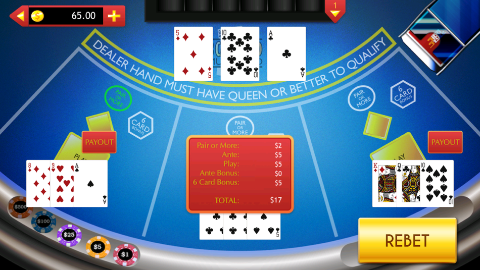 #4. MultiHand - 3 Card Hand (iOS) 由: SIBA STYLE STUDIOS INC.