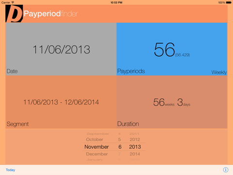 Screenshot #6 pour PayPeriodFinder