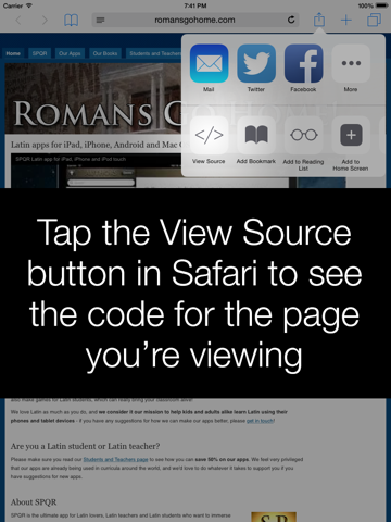 Screenshot #2 for View Source – HTML, JavaScript and CSS