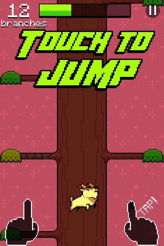 Goat Up! Mountain Goats Climb Timber Trees screenshot 2