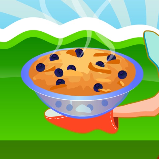 Blueberry Bread Pudding - Cooking games icon