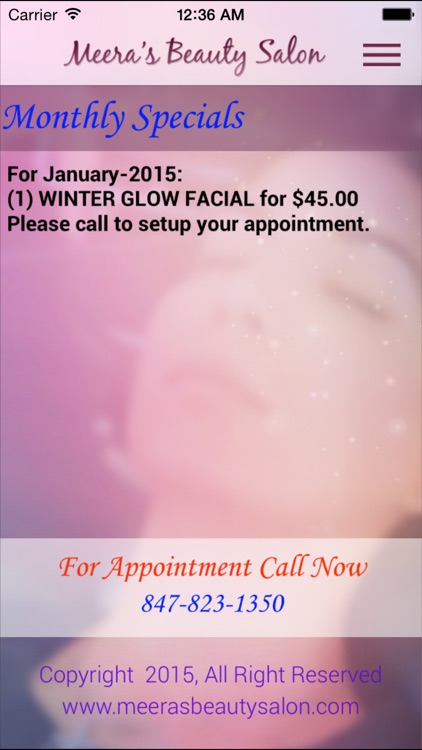 Meera's Beauty Salon App screenshot-4