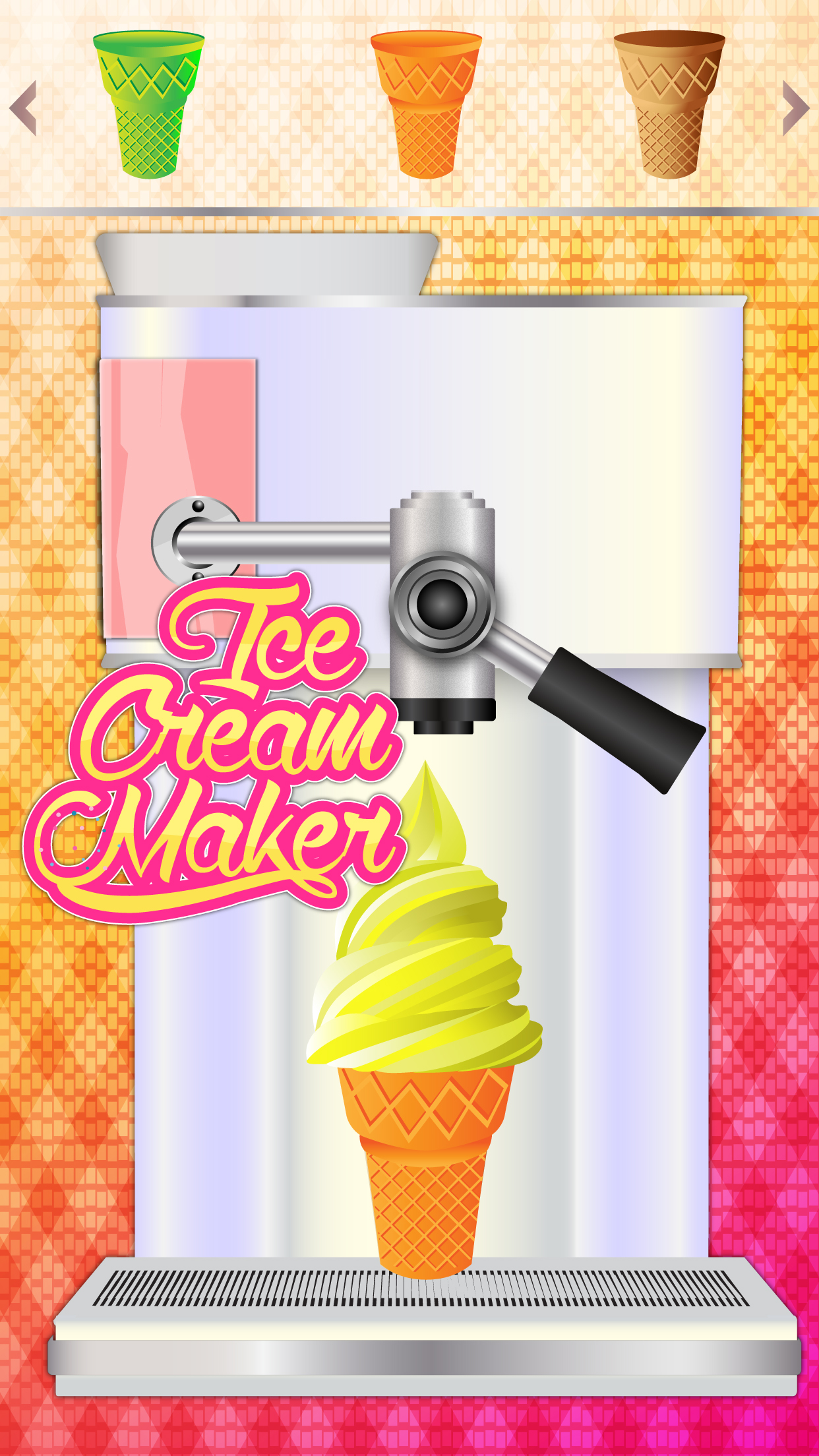 Ice Cream Maker - Frozen ice cone parlour & crazy chef adventure game screenshot 3