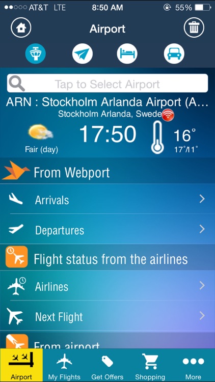 Stockholm Arlanda Airport (ARN) Flight Tracker Scandinavian Sweden Skavsta Bromma