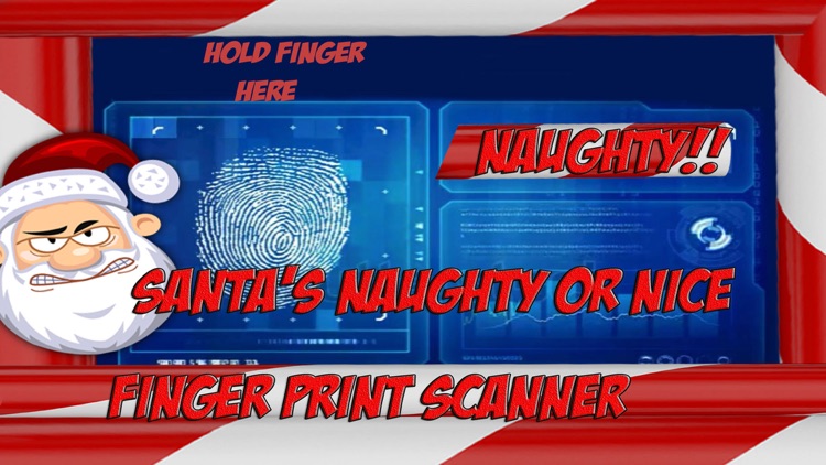 Santa's Good Or Bad Finger Print Scanner™