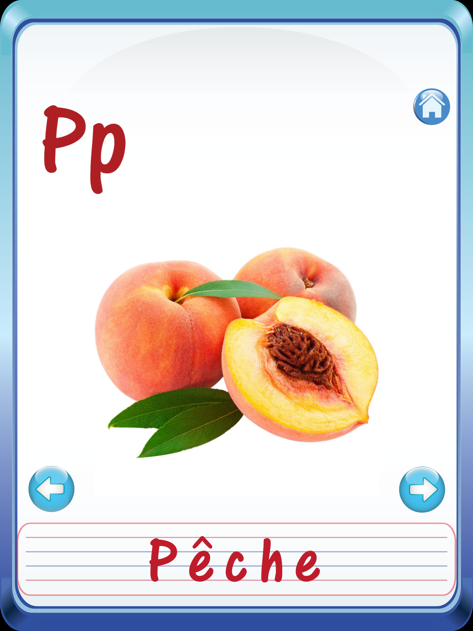 Preschooler Kids French ABC Alphabets & Numbers Flash Cards screenshot 7