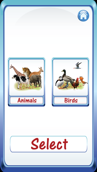Screenshot #2 pour Bébé Animaux & Oiseaux Anglais Abc Alphabets Flash Cartes pour préscolaire jardin d'enfants garçons & filles applications