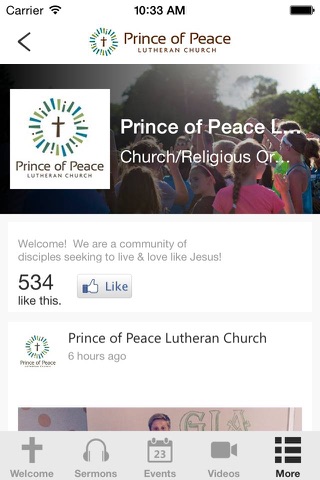 Prince of Peace Lutheran screenshot 2