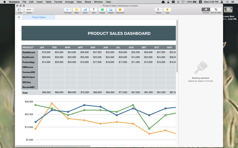 Templates for Numbers-iWork Pro thumbnail 1