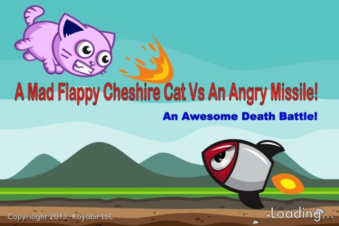 AAA Mad Flappy Cheshire Cat Vs Angry Missiles - Free screenshot 4