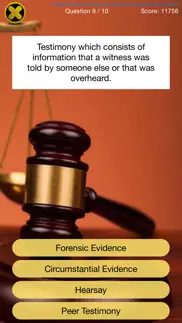 criminal justice terminology quiz iphone screenshot 2