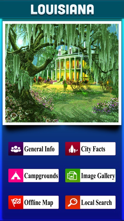 Louisiana Campgrounds & RV Parks Offline Guide