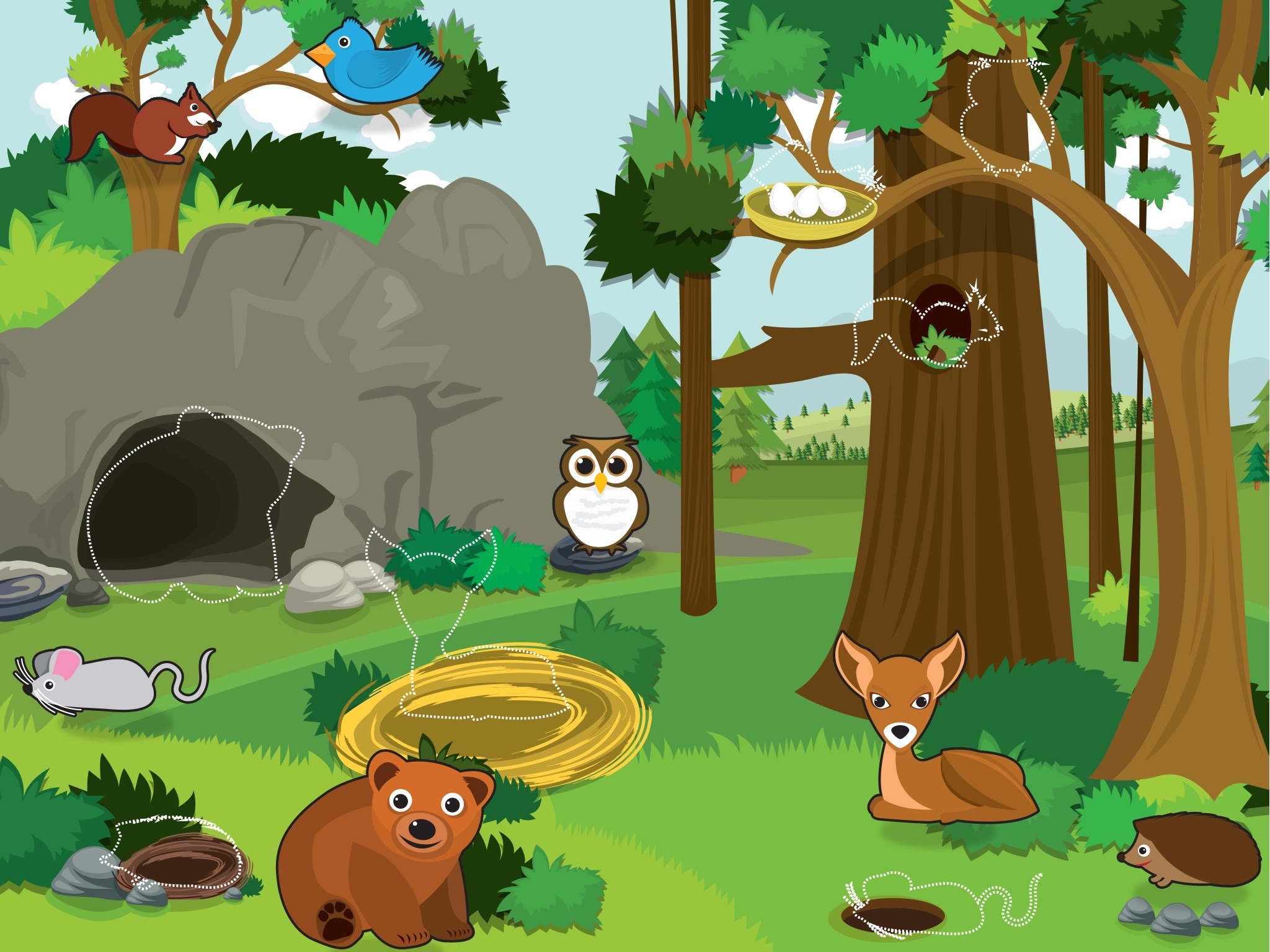 Animals - educational puzzle games for kids and toddlers screenshot 4