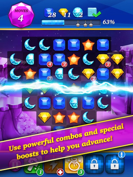 Diamond King - Jewel Crush Rainbow Charming Game screenshot-3