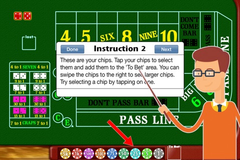 ```Las Vegas``` Craps - Best Free Dice Game screenshot 3