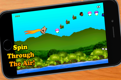 Bouncing Hedgehog! - Help The Launch Tiny Baby Hedgehog To Catch His Food! screenshot 2