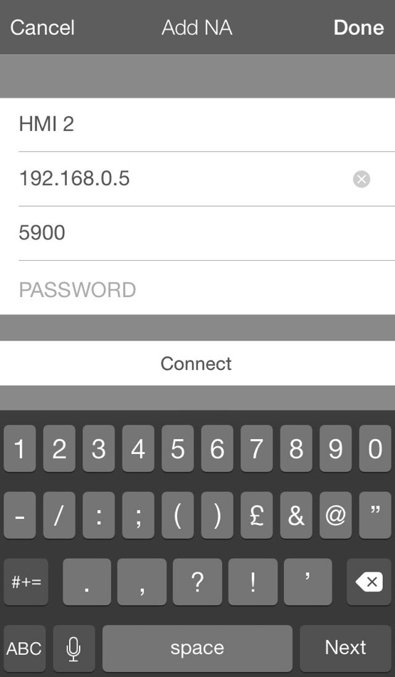 #3. HMI Remote Viewer (iOS) Podle: OMRON Europe B.V.