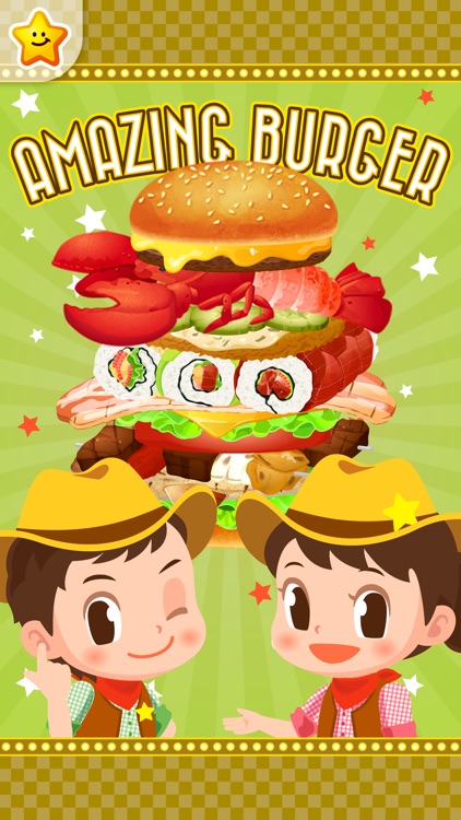 Let's do pretend!! Hamburger shop! - Work Experience-Based Brain Training App