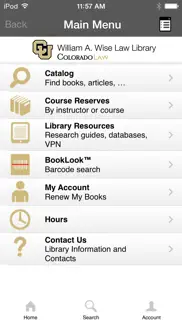 cu boulder wise law library iphone screenshot 1