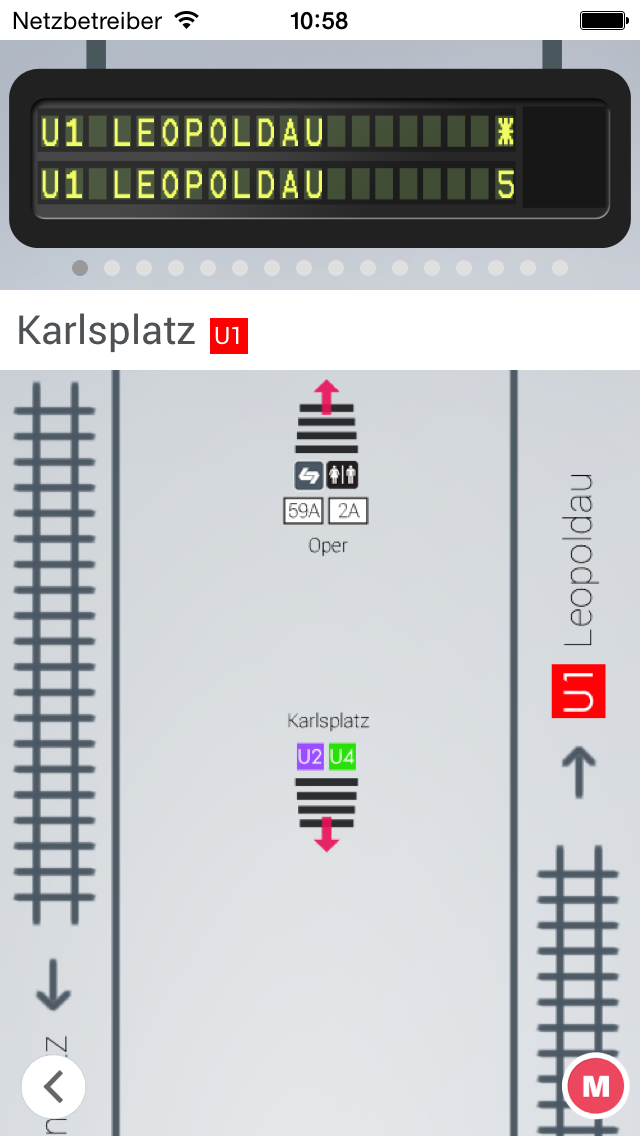 wiennetz.at - schneller einsteigen - umsteigen - aussteigen - Wiener Linien Info