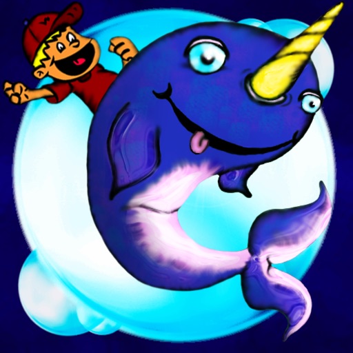 Super Narwhal Boy Icon