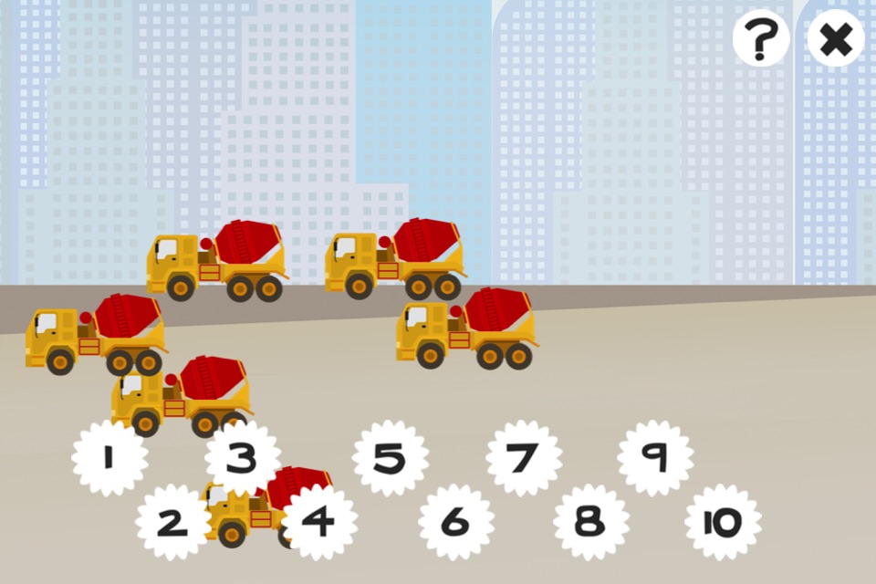 A Construction Site Counting Game for Children: Learning to count with the builder screenshot 4