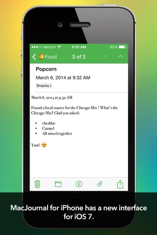 MacJournal for iPhone screenshot 3