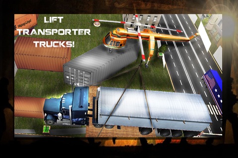 Sky Crane Helicopter Pilot Simulator 3D screenshot 2