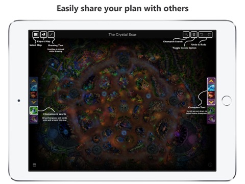 LoL Map iPad screenshot