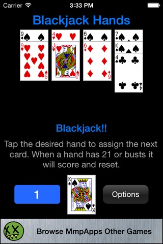 Blackjack Hands screenshot 2