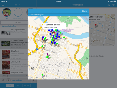 LITE: Savannah Walking Tour iPad screenshot 4 - Travel app