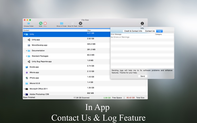 App screenshot