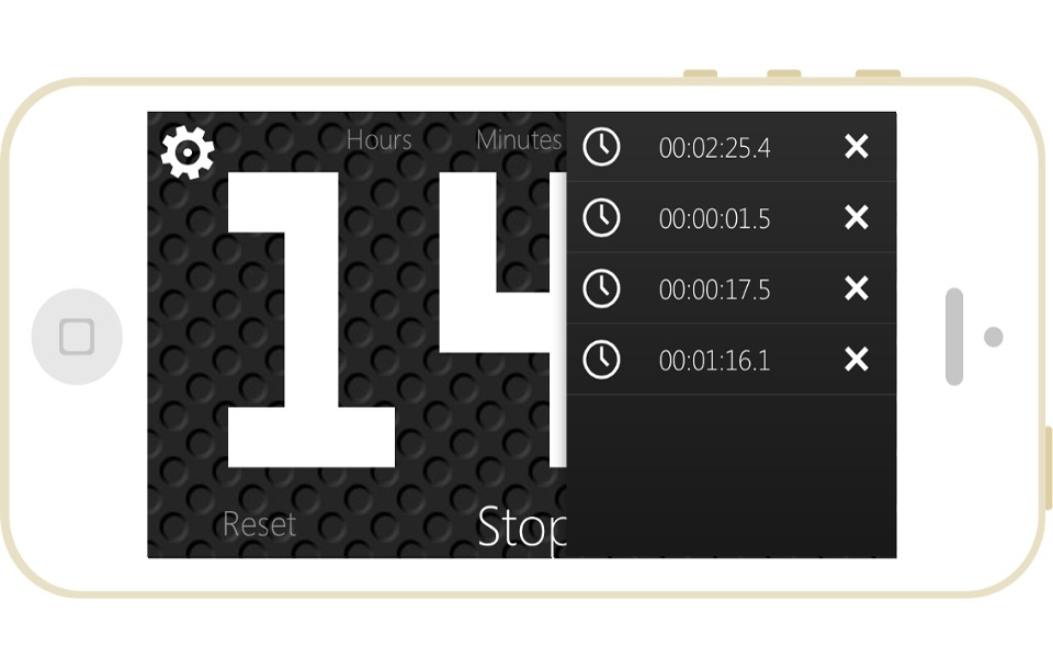 Stopwatch with Big Numbers screenshot 3