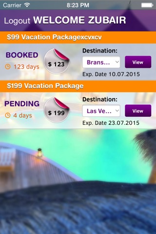 Your Vacation Destinations screenshot 2