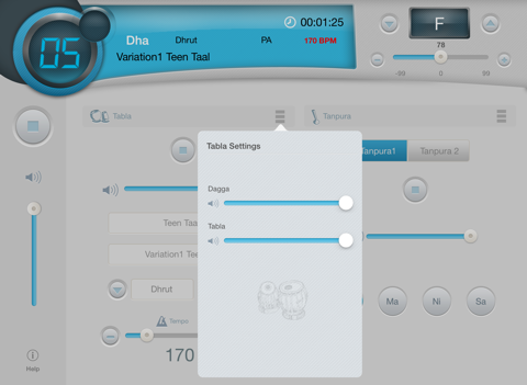 Screenshot #5 pour iSangatLite Tabla & Tanpura