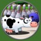 Farm animals and bowling for children - free game