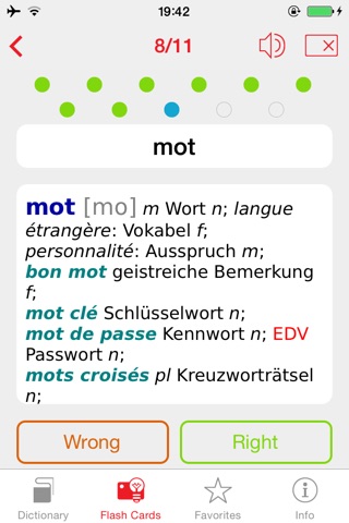 German <-> French Berlitz Mini Talking Dictionary screenshot 4