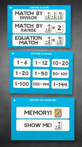Game screenshot Division Flashcard Match Games for Kids in 2nd, 3rd and 4th Grade Learning Flash Cards Free hack
