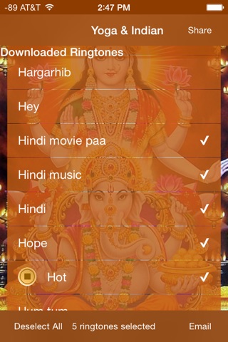 Best Yoga Indian and Hindu Ringtones screenshot 3