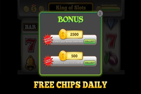 King of Slots - progressive slot machine, mega bonuses, generous payouts and offline play! screenshot 2