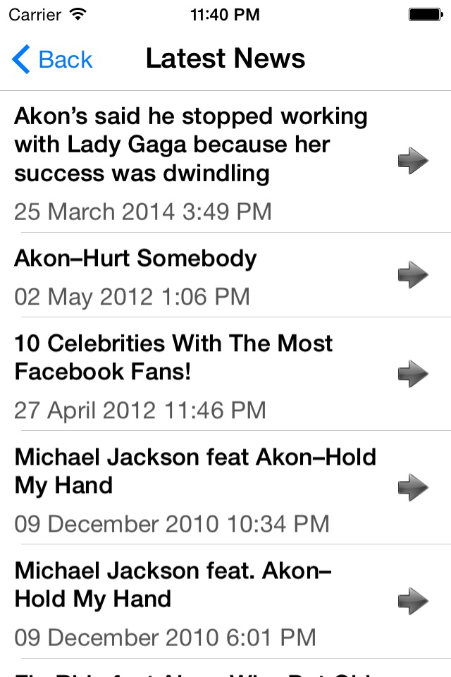 Akon : Fans Version screenshot 4