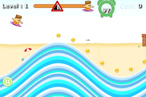Awesome Wave Surfer Boy - play speed racing sport game screenshot 2