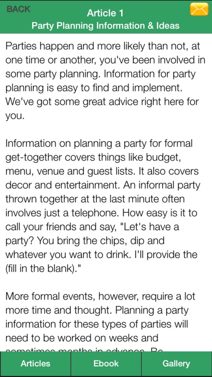 Party Planner Guide - A Guide To Planning Perfect Your Party! screenshot-4