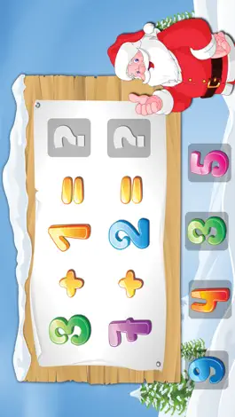 Game screenshot Math with Santa Free - Kids Learn Numbers, Addition and Subtraction mod apk