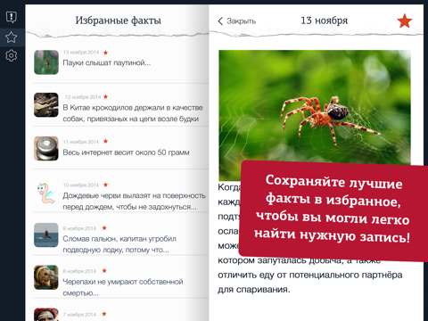 Интересные факты - шокирующее и удивительное каждый день айпад изображения 3
