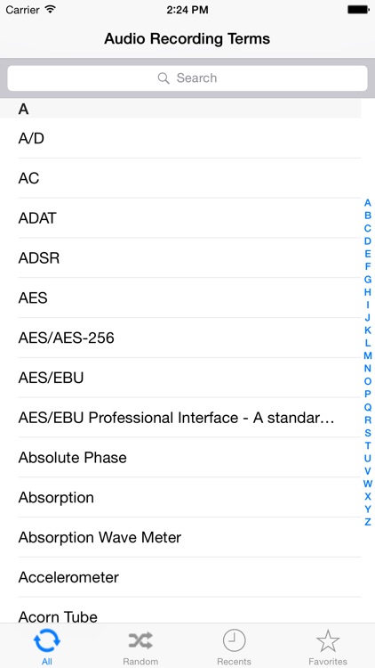 Audio Recording Terms - A Professional Glossary